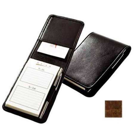 RAIKA Note Case with Pen Cognac VI 125 COGNAC